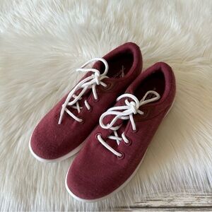 New Merinos Sneakers Shoes Burgundy Sz 8